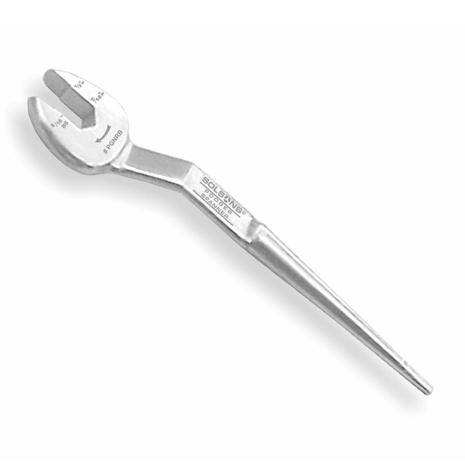 Construction / Scaffolding Wrench – Offset Handle with Non-Ratchet